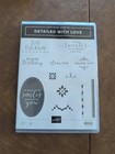 Stampin Up Clear Mount Stamp Set Lot Of 4 Blended Seasons Detailed With Love   