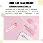 9pcs Cute Supplies  Cute Stationery includs Pencil Sharpener eraser  Correcti   