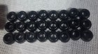 New  12 Pr Ho Black Silicone  Round Edge Tires Slot Car Blems Afx Aurora  Fast