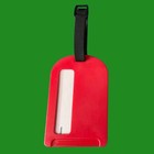 2x Red Durable Luggage Name Tags  Adjustable Straps  For Travelling   Holidays
