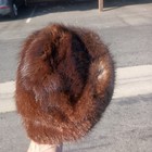 Ussr Soviet Union Mink Fur Hat Factory Tag Attached Authentic
