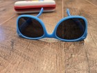 Ro   sham   bo Junior Sunglasses Blue Frame Black Lenses With Zip Case