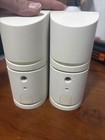 2 Bose  White Double Cube Speaker Doubleshot Acoustimass Lifestyle 