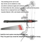Archery Rapid Bow Launcher Magazine 6 Arrows Orbital Compound Recurvebow Hunting