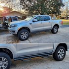 Fit 19-25 Ford Ranger Super Crew Cab Drop Steps 3  Running Board Nerf Bar Bcka