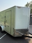 2023 H h 7x14 Enclosed Cargo Trailer-7  Tall Interior-white-lightly Used