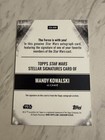 2025 Topps Star Wars Smugglers Outpost Camie Stellar Signature Auto  ssa-kow