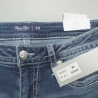 Miss Me Jeans Women s 30x32 Mid-rise Bootcut Medium Wash Cross Embellished Nwt