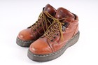 Vtg Dr  Martens 9365 Brown Leather Platform Boots Women   s 7 Uk5 90s Chunky