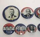 Vintage President Campaign Political Pinback Pin Election Lot Kleenex Tissues 68