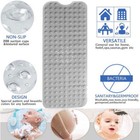 Non-slip Bath Tub Mat  40 X 16 inch Extra Long Antibacterial Bathroom Shower Mat