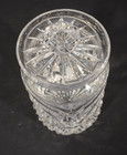Tyrone Fine Irish Crystal Preserve Honey   Jam Jelly Jar With Lid Signed