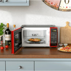 Sale  Mainstays 0 7 Cu Ft Countertop Microwave Oven  700 Watts  Red