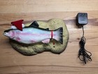 Gemmy Travis The Singing Trout Holiday Christmas Edition Animated Fish Working 