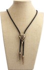 Bolo Tie Wedding Necklace Mens Western Cowboy Necktie Native American