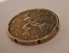 Rare Italy 20 Euro Coin  Edge Markings