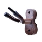 Violin Viola Wall Mount Hanger violin Viola Hook black Walnut Violin Holder w   