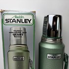 Vintage Stanley Aladdin Green Bottle Thermos A-944dh 1 Quart W  Original Box