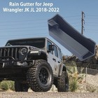Car Rain Gutter Fit For Wrangler Jk Jl Accessories 2018 2019 2020 2021 2022 Upgr