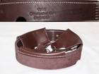 German Wwi M-16 Helmet Liner Size 64 Chinstrap  Leather Color Brown 