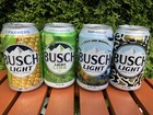 Busch Light 2025 Collector Can Lot 4 Top Opened Empty New Lime First Edition