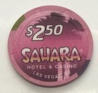 Sahara Hotel   Casino  2 50 Chip - Las Vegas Nevada Nv Paulson H c 1995