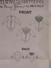 Oop Mccalls 6961 Misses Creative decorative Shirts Pattern 8-10-12 20-22-24 Uc