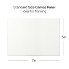 820-14 Canvas Panels  100  Cotton Pre-primed Gesso Boards For Acrylic  Oil      