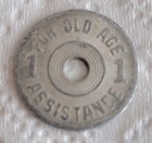 Vintage State Of Oklahoma One Consumer   s Tax Check   Token 15 16    In Diameter