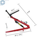 500lb 36 2 -56 7  Pickup Truck Hydraulic Engine Hoist Crane Hitch 2  Hitch Mount