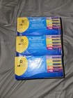 3 Pk Tampax Pearl Tampons With Leakguard Braid Regular Absorbency 36 Ct Each