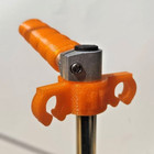 Disc Golf Cart Handle Grip   Double Putter Clip W cart Feet Protectors