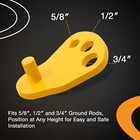 Universal Ground Rod Driver Iron For 5 8 1 2 3 4 Inch Ground Rods All Kinds Soil