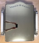 Vintage Medicine Cabinet With Two Fluorescent Lights 1940 s - 1950 s
