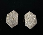 Art Deco Rhinestone Belt Buckle