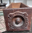 Antique Sewing Machine Drawer Container Primitive Vintage Country Free Shipping