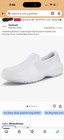 Hawkwell Women s Lightweight Slip Resistant Nursing Work Shoes White Slip-on