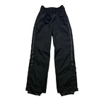 Vintage The North Face Women   s Size 8 Snowboard Ski Zipper Pants Insulated Black
