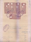 British India Revenue Fiscal Stamp Used On Document For Collection 1939