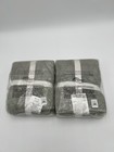 Pottery Barn Cocoon Quilted Euro Pillow Sham Green Set Of 2 Modern Bedding New
