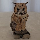 Vintage Owl Figurines set Of 3  The Magnificent World Of Owls  W original Tags 