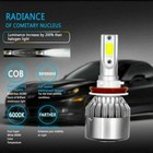For Jeep Compass 2011-2013 6x Led Headlight  Fog Light Bulbs Combo Kit  White
