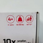 Mifold Grab And Go Car Booster Seat Compact Portable  pearl Grey  Sealed