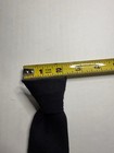 Vintage 1980   s Michael James Made In Usa Boys Clip On Tie Black Classic