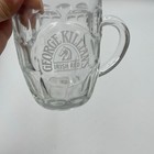 George Killian s Irish Red Dimpled 16oz  Etched Glass Beer Mug Pint France