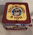 Schylling Collectible Sock Monkey Jack-in-the-box Retro Musical Toy