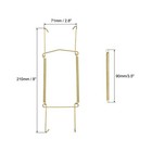 4pcs Plate Hanger 10 Inch U Type Invisible Wall Plate Hangers Gold