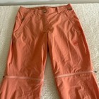 Mammut Runbold Iv Zip-off Pant Women s 8 Peach Convertible Hiking Lightweight