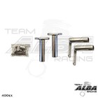 Honda Trx 400ex  Nerf Bars  Pro Peg  Alba Racing  Silver Red 211 T7 Sr Blemish