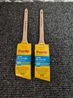 Purdy Adjutant 2 In Angle White Bristle - Natural Bristle Blend - Lot Of 2